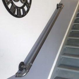 Main courante escalier style industriel DIY