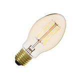 Vintage Edison glödlampa E27 oval Amber C75
