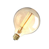Vintage Edison glödlampa E27 rund Amber G95