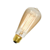 Vintage Edison lamp E27 Amber buis ST64