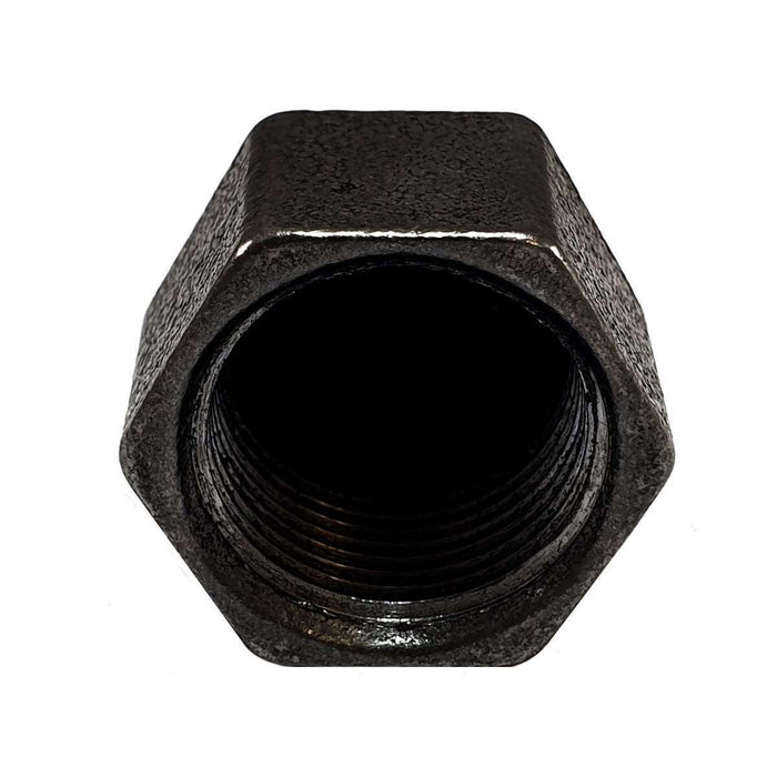 Raccord Bouchon femelle fonte noire - 12x17mm (3/8'')
