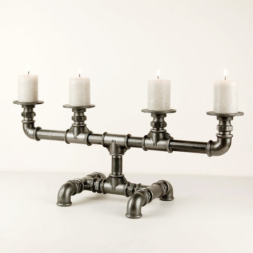 Bougeoir 4 bougies en fonte Candle Holders 