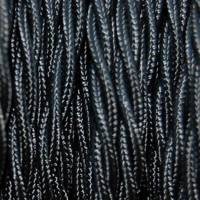 Câble électrique vintage gainé tissus noir 