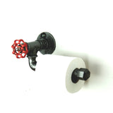 Toilet paper holder with wheel - Model 2 - small cast iron wheel