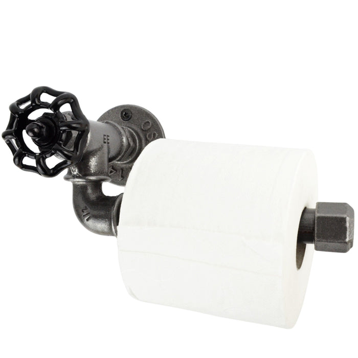 Dérouleur papier WC style vanne  Modèle 3, petit volant fonte – Home  Invasion