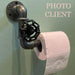 Dérouleur papier WC vanne noire - Modèle 3 - petit volant fonte Distributeurs de papier hygiénique 