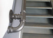 Main courante escalier style indus 80 à 490 cm (modèle courbe) 