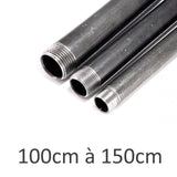 Tubo Telato Capezzoli Idraulici Filettati In Ferro Malleabile Nero - Foto 13