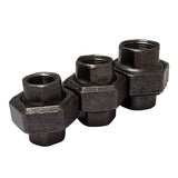 Fem/Fem conical union black cast iron fitting