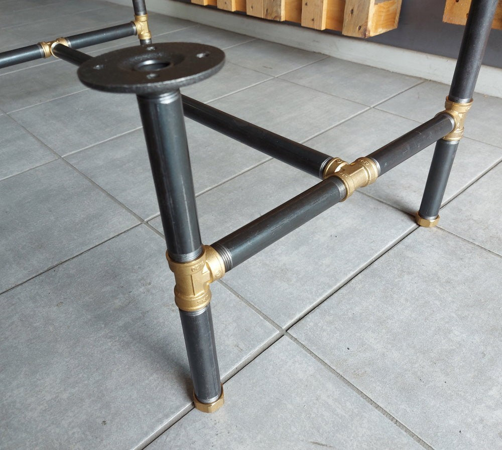 Steel structure kit to make an industrial coffee table — styleindus