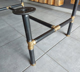 Industrial coffee table structure