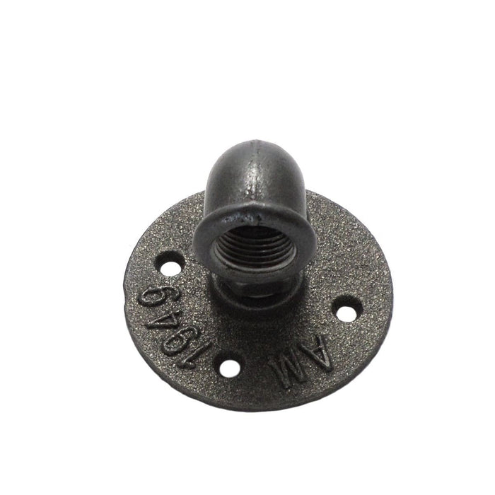 Asta Per Tende Industriale Nera 2.5 Cm - Regolabile Da 66 A 120 Cm - Rustica Per Tessuti Pesanti