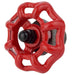 Volant rouge 52mm sur demi-mamelon Plumbing Fittings & Supports 